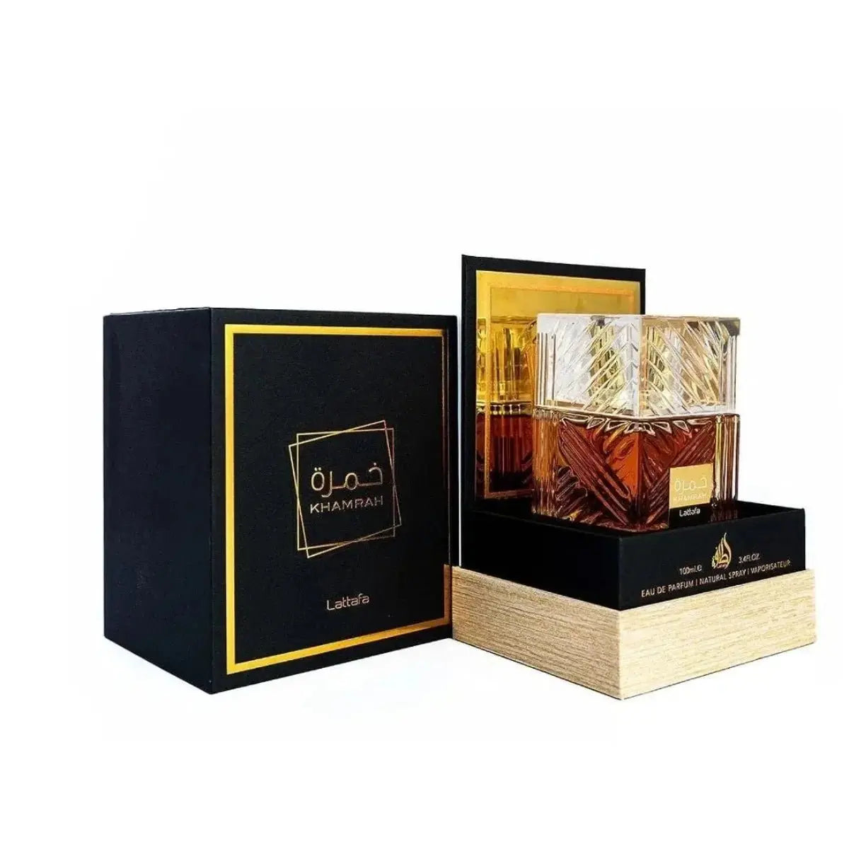 Indulge in Luxury with 100ml Original Khamrah Eau De Parfum - A Unisex Fragrance of Spicy Woody Elegance - VIRALUXE